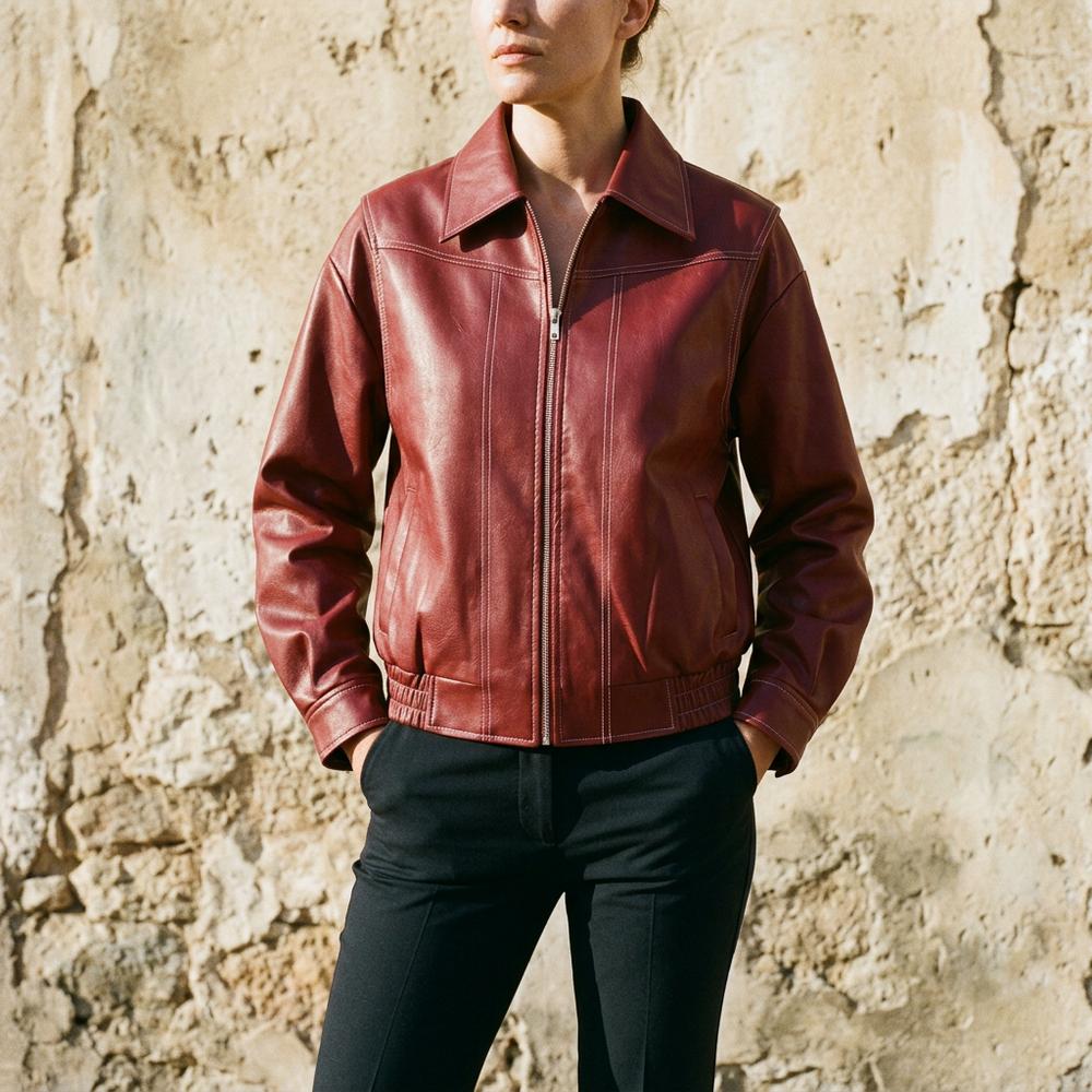 Gentleman Code - | Gekragte Kontrastgesteppte Jacke Damen