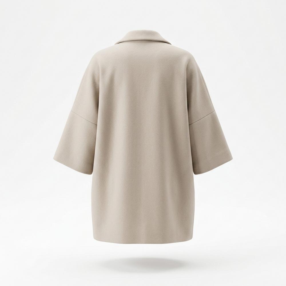 Gentleman Code - Zibed | Oversized Geknöpfter Mantel Damen