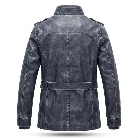 Gentleman Code - Rigek | Gefüttert Gewaschen Lederjacke Herren