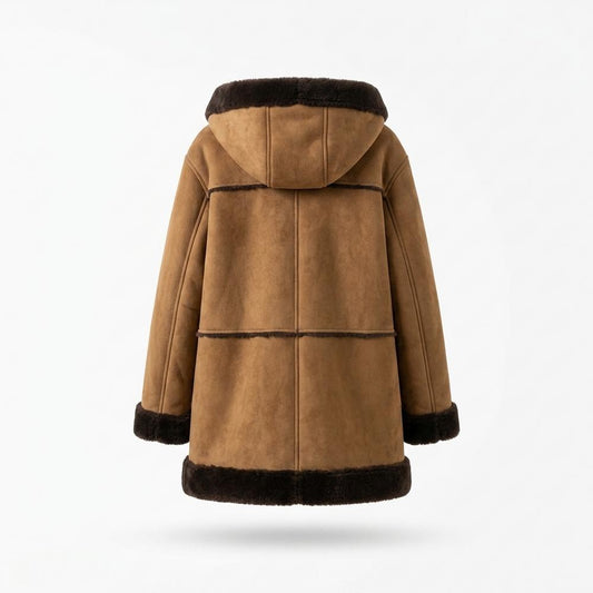 Gentleman Code - Zosel | Gefütterter Veloursartiger Mantel Damen