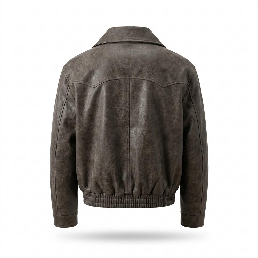 Gentleman Code - Zakis | Velours Reißverschluss Wildleder-Jacke Herren