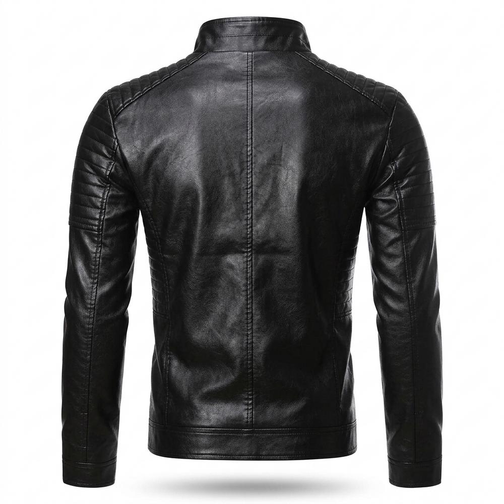 Gentleman Code - Casir | Gesteppt Tailliert Lederjacke Herren
