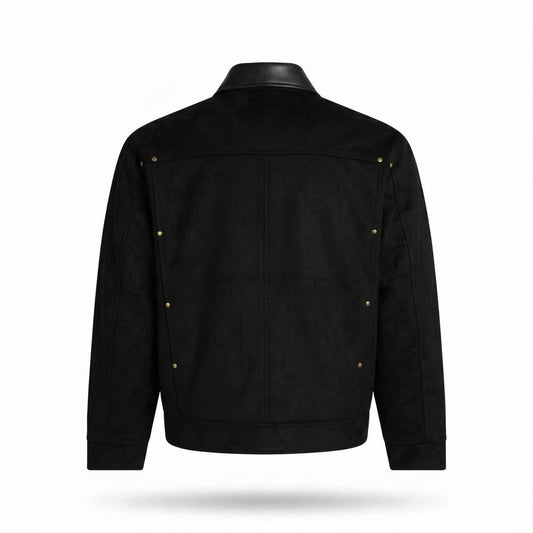 Gentleman Code - Loben | Nietenbesetzt Strukturiert Jacke Herren