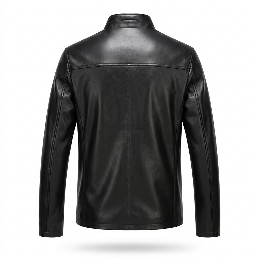 Gentleman Code - Vasov | Gefüttert Gesteppt Lederjacke Herren