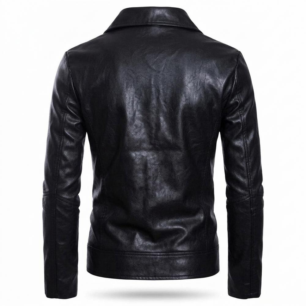 Gentleman Code - Yotak | Asymmetrisch Tailliert Lederjacke Herren