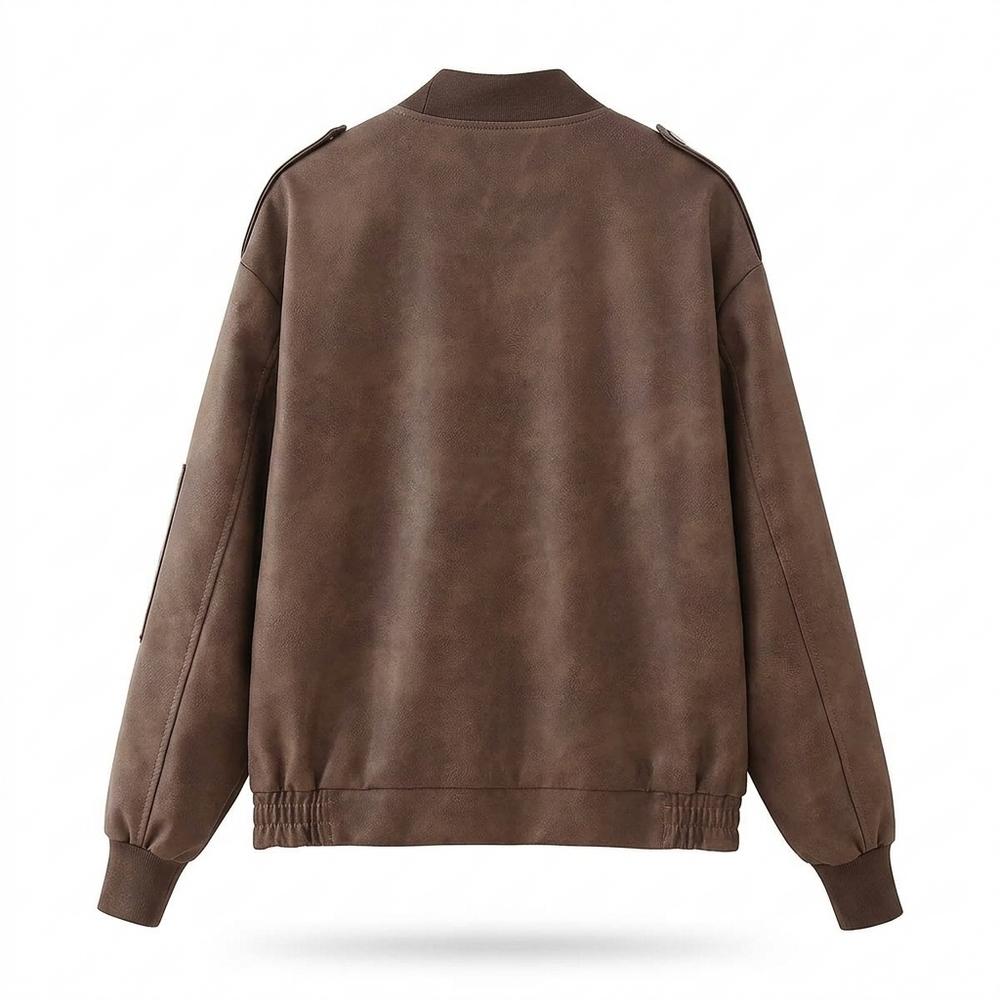 Gentleman Code - Tumev | Gefütterte Locker Geschnittene Wildleder-Jacke Unisex