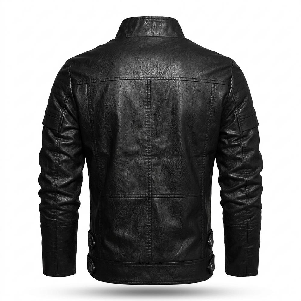 Gentleman Code - Aifud | Gesteppt Tailliert Lederjacke Herren