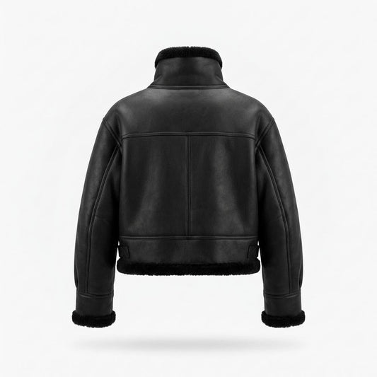 Gentleman Code - Yupus | Gefütterte Gekürzte Lederjacke Unisex