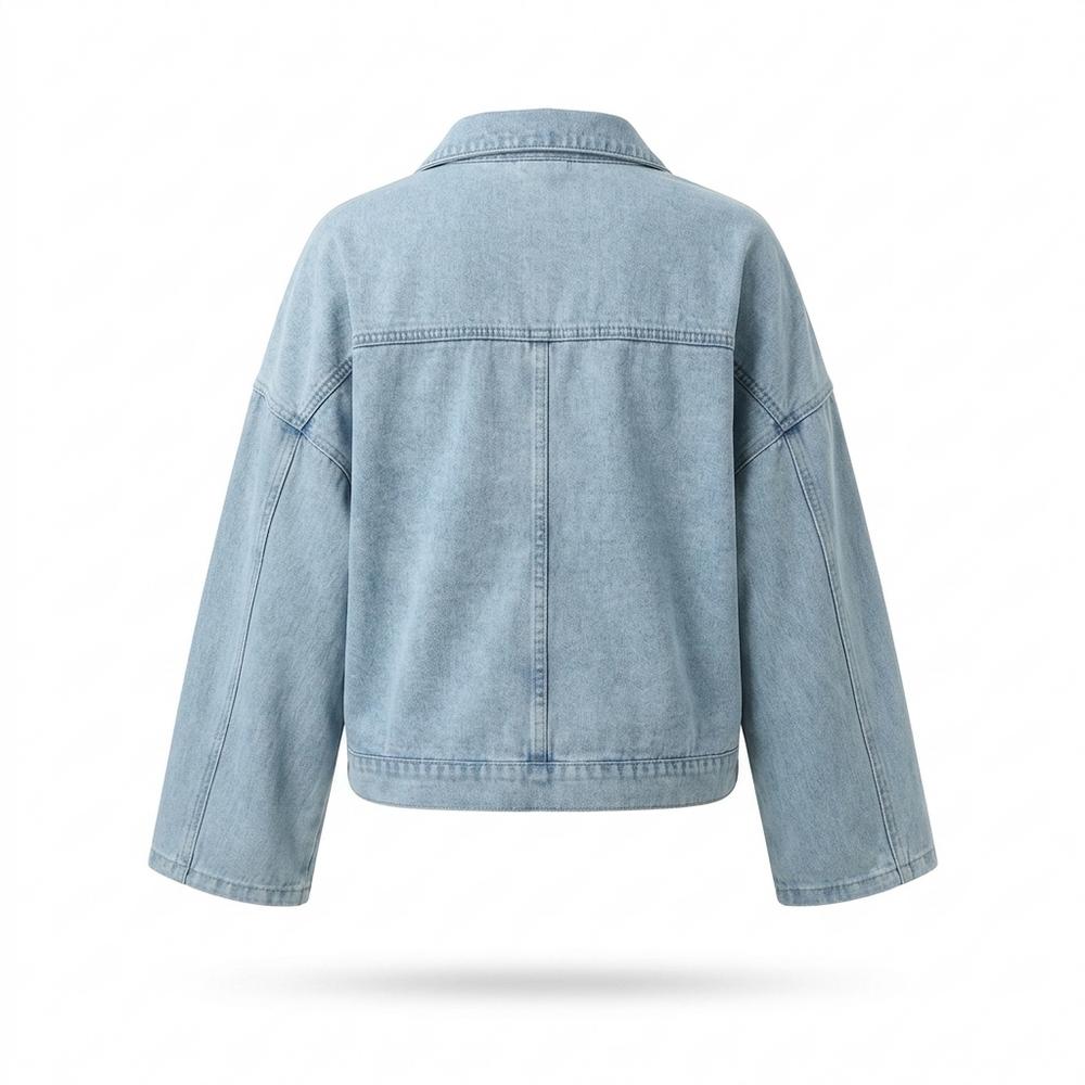 Gentleman Code - Vopul | Kurzgeschnittene Kragenlose Jacke Damen