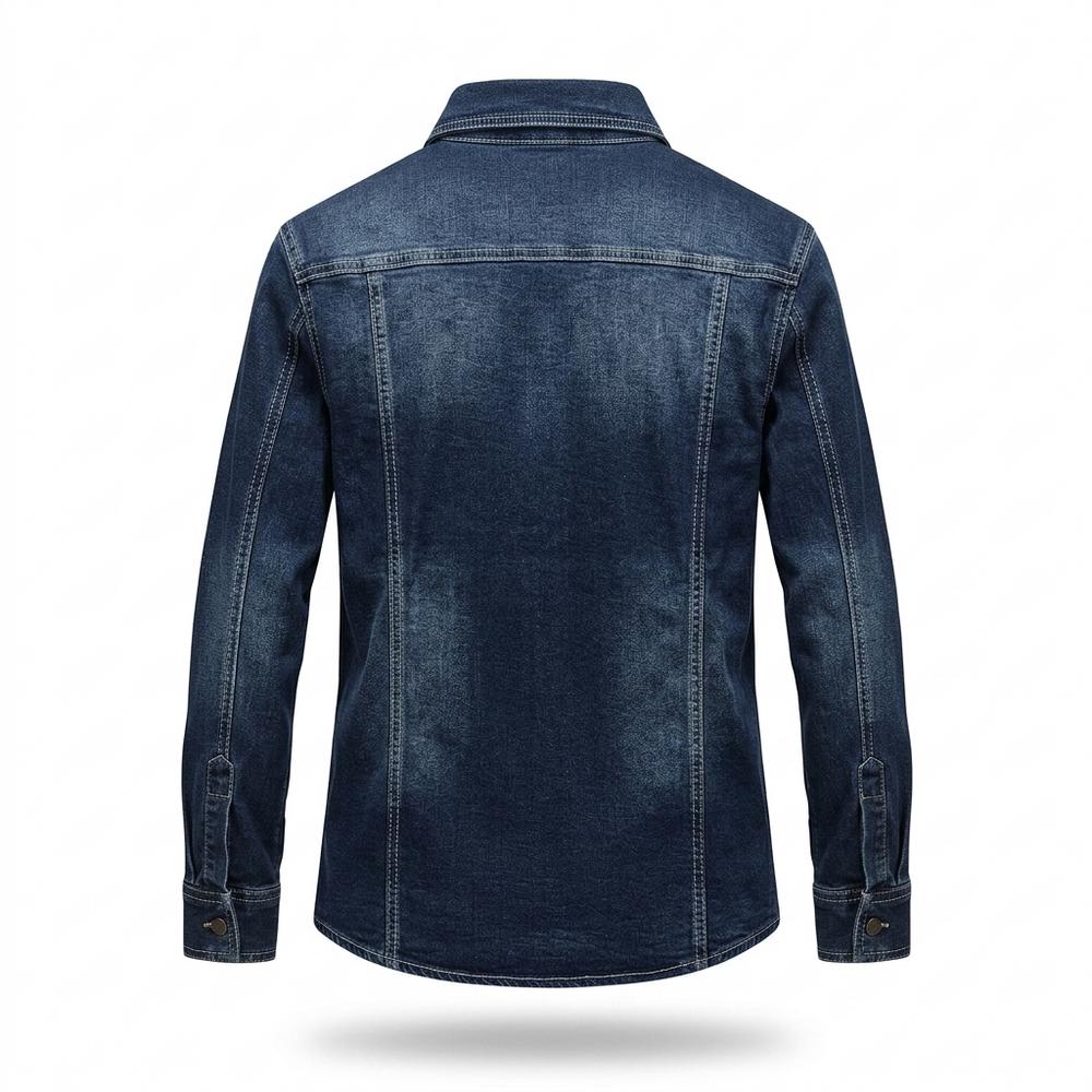 Gentleman Code - Vegik | Langärmliges Denim Hemd Herren