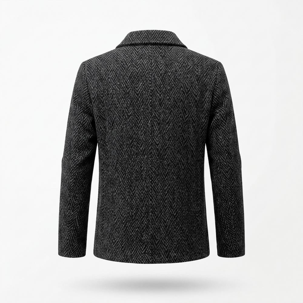 Gentleman Code - Ralav | Fischgratgemustert Gefüttert Jacke Herren