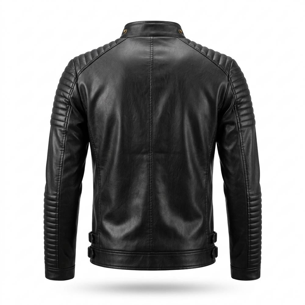 Gentleman Code - Visik | Tailliert Gesteppt Lederjacke Herren