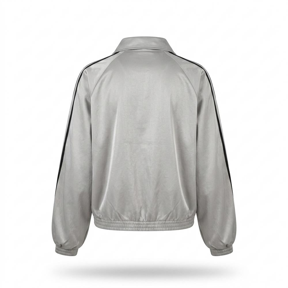 Gentleman Code - Cawel | Kurzgeschnittene Gestreifte Jacke Damen