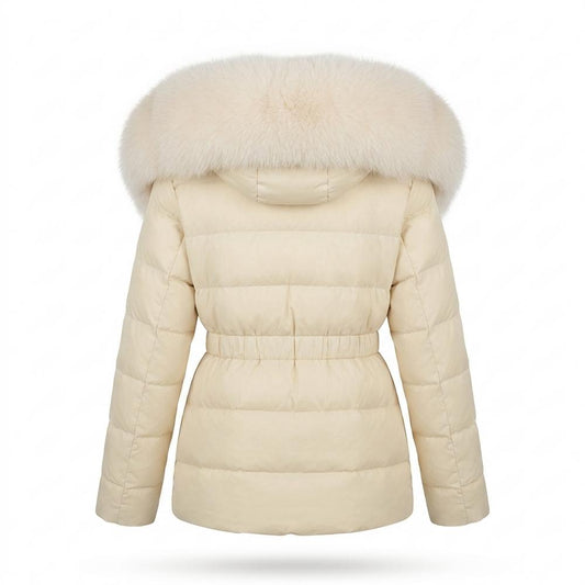 Gentleman Code - Nerok | Pelzbesetzt Gesteppt Jacke Damen