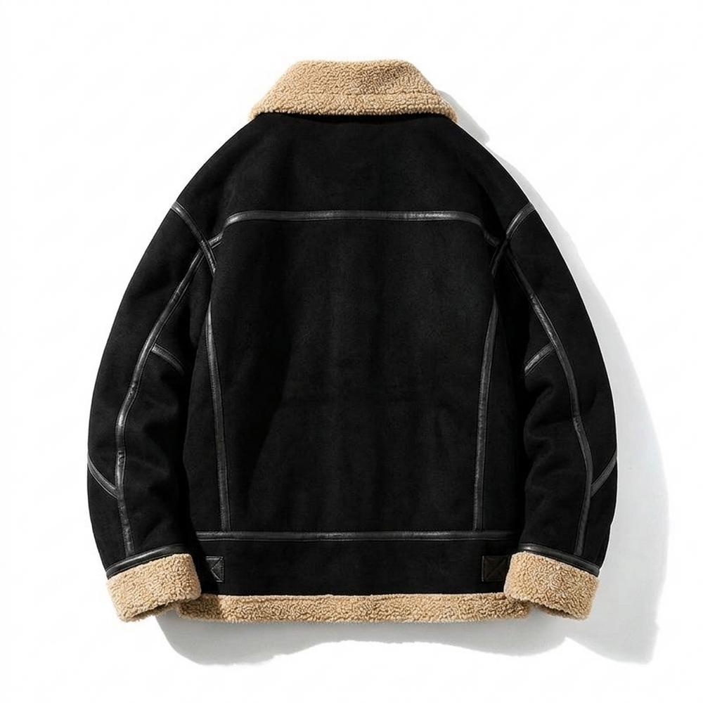 Gentleman Code - Zemit | Warm Gefüttert Wildleder-Jacke Herren