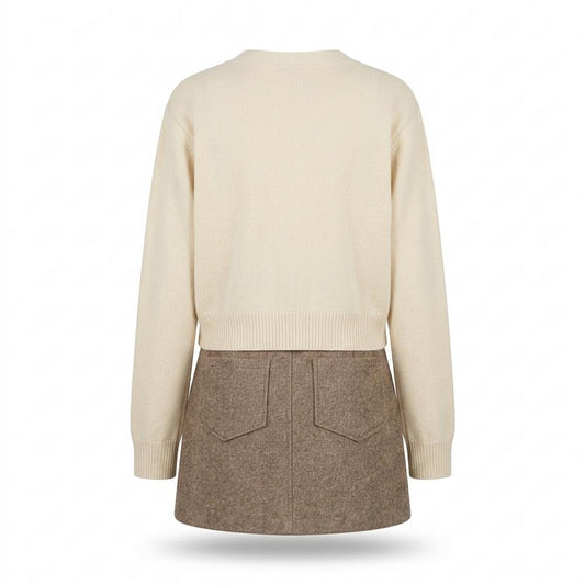 Gentleman Code - Tovet | Feingestrickter Geknöpfter Cardigan Damen