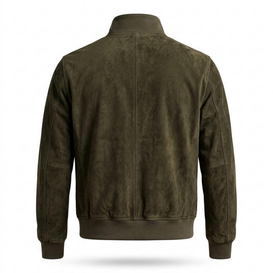 Gentleman Code - Zidov | Geknöpft Rauledern Wildleder-Jacke Herren