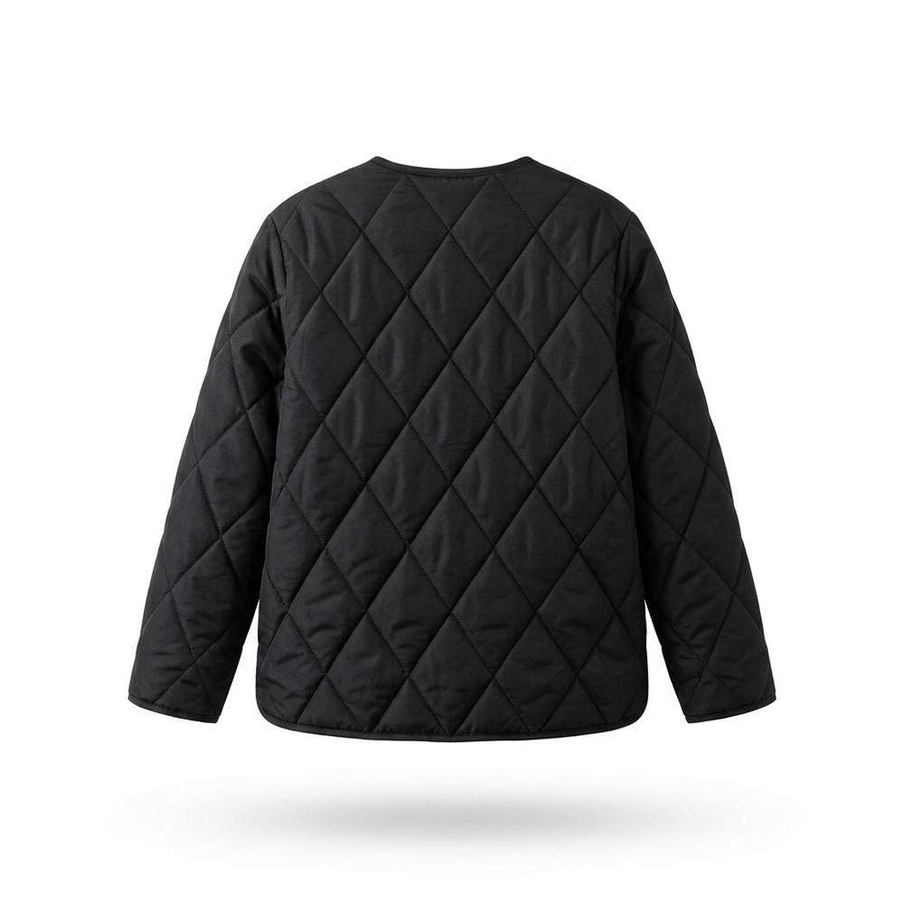 Gentleman Code - Nates | Gesteppt Kragenlos Jacke Damen