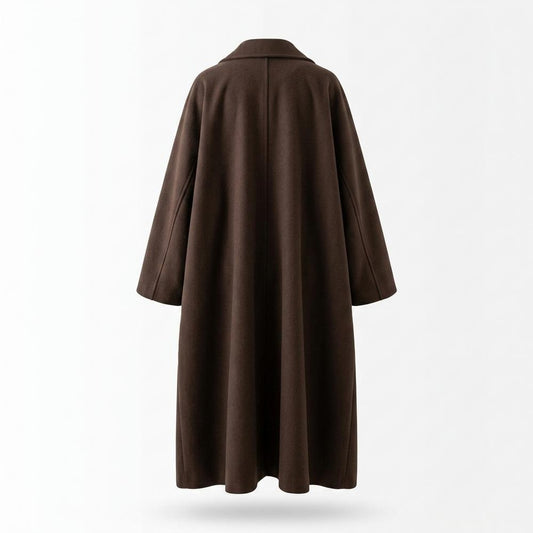 Gentleman Code - Nibev | Langer Weit Geschnittener Mantel Damen