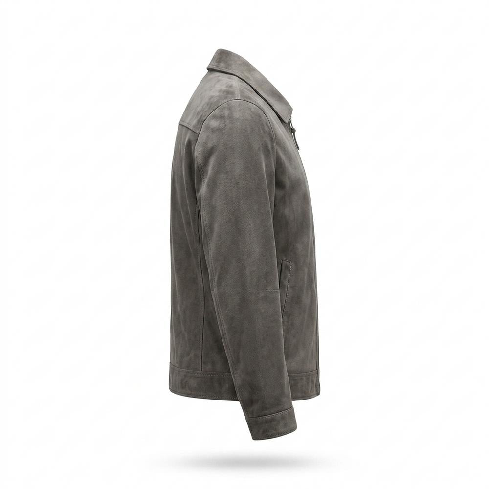 Gentleman Code - Miguk | Gerade Matte Wildleder-Jacke Herren