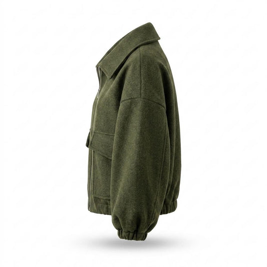 Gentleman Code - Yiwol | Reißverschluss Kurz Geschnittene Jacke Damen