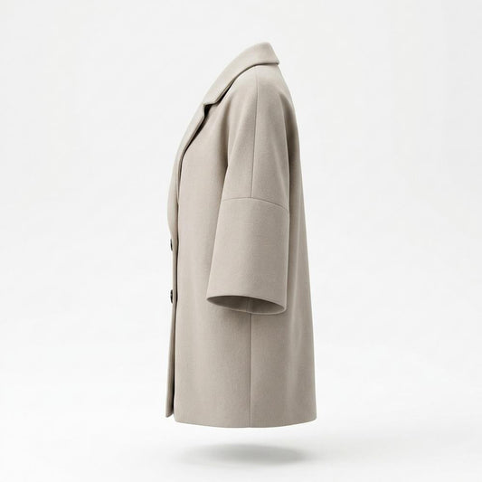 Gentleman Code - Zibed | Oversized Geknöpfter Mantel Damen