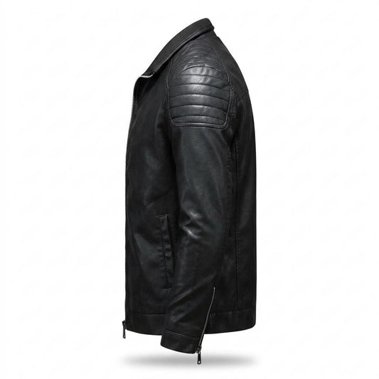 Gentleman Code - Yozor | Gesteppt Figurbetont Lederjacke Herren