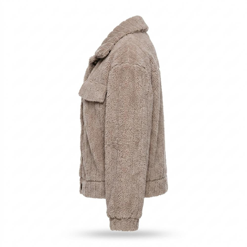 Gentleman Code - Labok | Geknöpft Fleece Jacke Damen