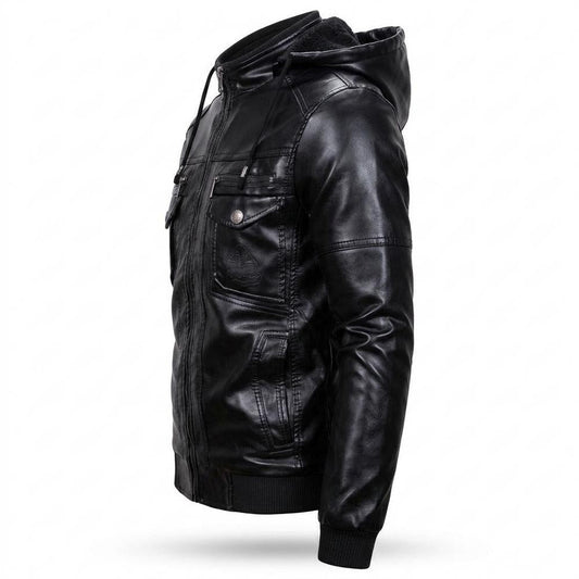 Gentleman Code - Yudam | Gefüttert Gesteppt Lederjacke Herren