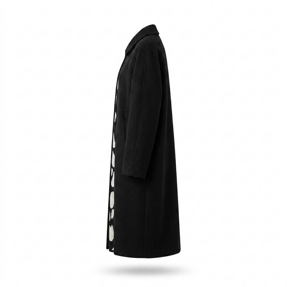 Gentleman Code - Rokev | Lang Geknöpft Mantel Damen