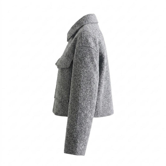 Gentleman Code - Nizis | Strukturiert Kurzgeschnitten Jacke Damen