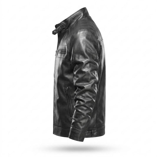 Gentleman Code - Mevad | Gesteppt Gefüttert Lederjacke Herren