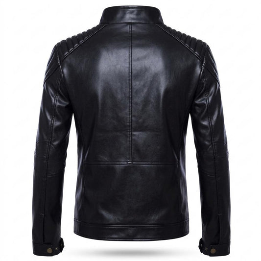 Gentleman Code - Tinol | Wattiert Tailliert Lederjacke Herren