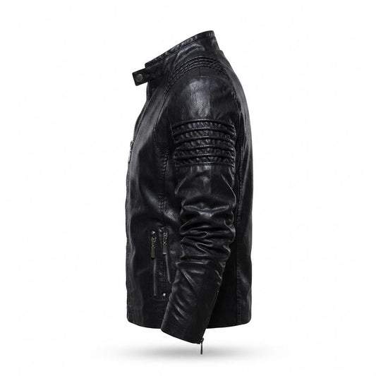 Gentleman Code - Vofok | Gefüttert Gesteppt Lederjacke Herren