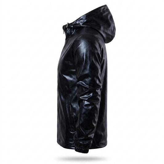 Gentleman Code - Eesas | Beschichtet Gefüttert Lederjacke Herren