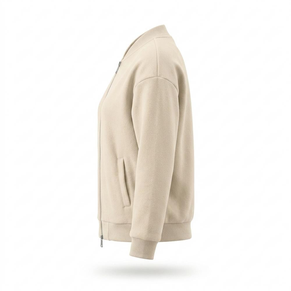 Gentleman Code - Zufer | Reißverschluss Sweatstoff Jacke Damen