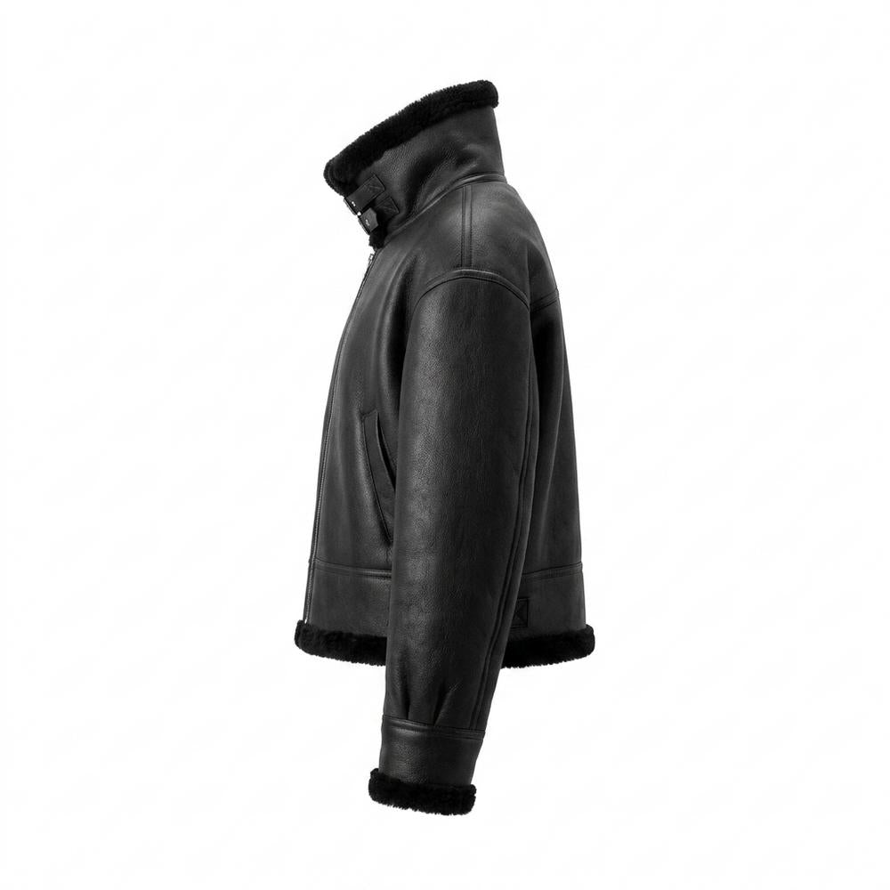 Gentleman Code - Yupus | Gefütterte Gekürzte Lederjacke Unisex