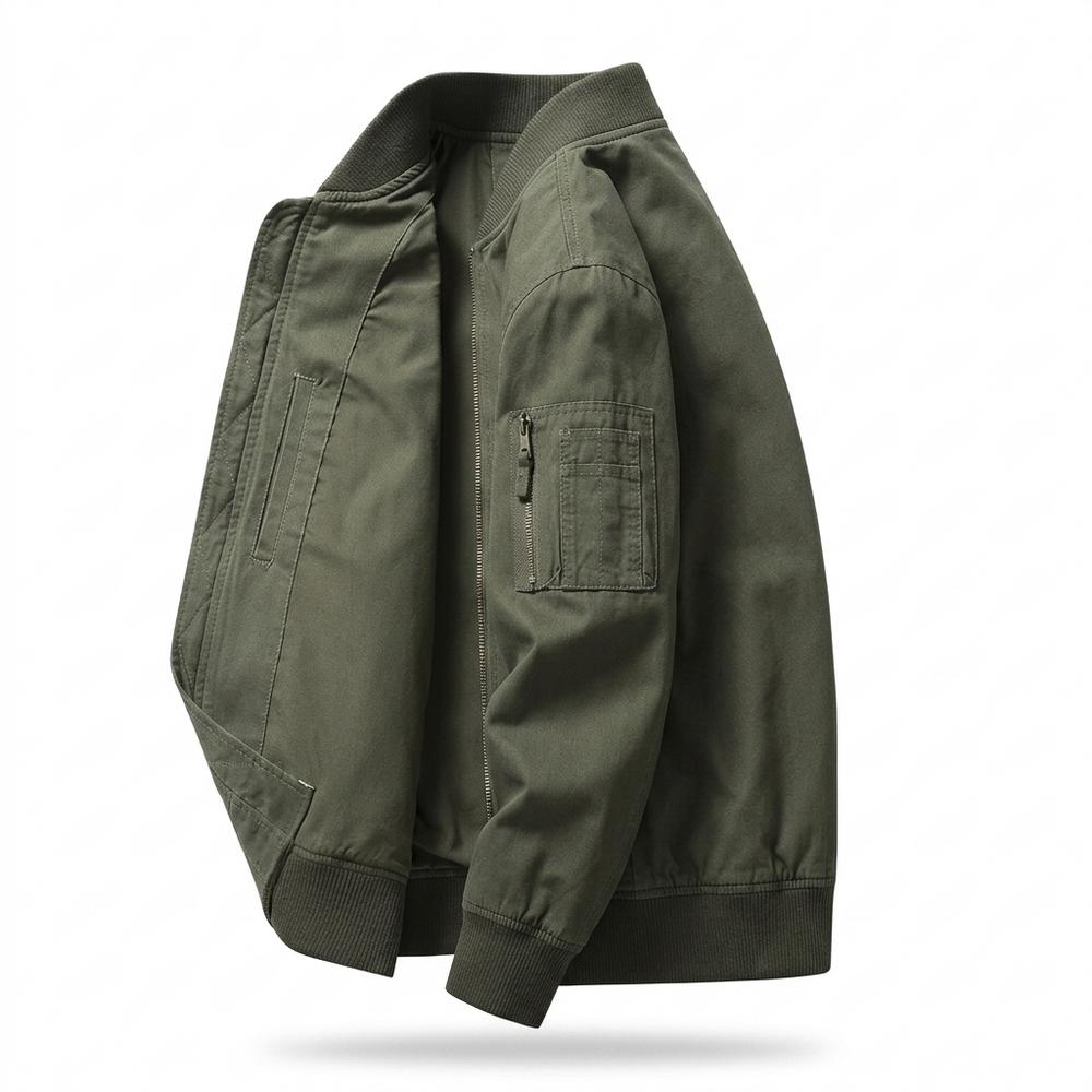 Gentleman Code - Tupul | Reißverschluss Stehkragen Jacke Herren
