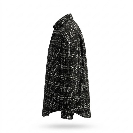 Gentleman Code - Kezan | Strukturiertes Kariertes Hemd Unisex