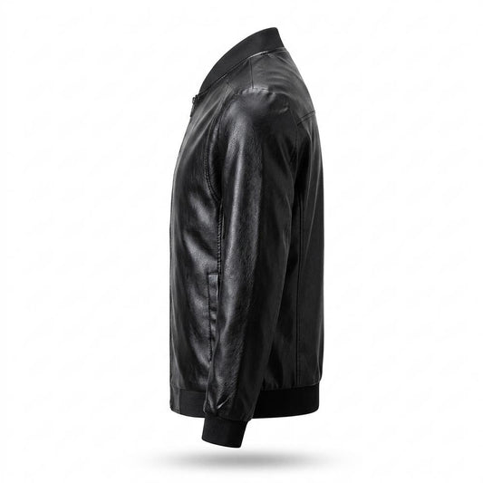 Gentleman Code - Nulul | Gerippt Genarbt Lederjacke Herren