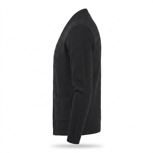 Gentleman Code - Ronuk | Strukturiert Geknöpft Cardigan Herren