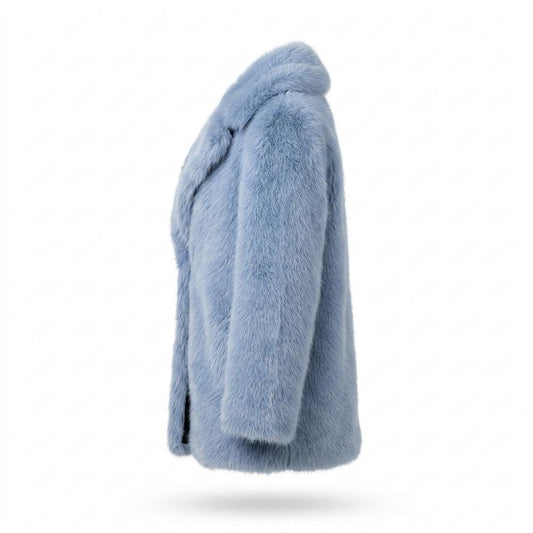 Gentleman Code - Vizuk | Flauschiger Kapuzen Mantel Damen