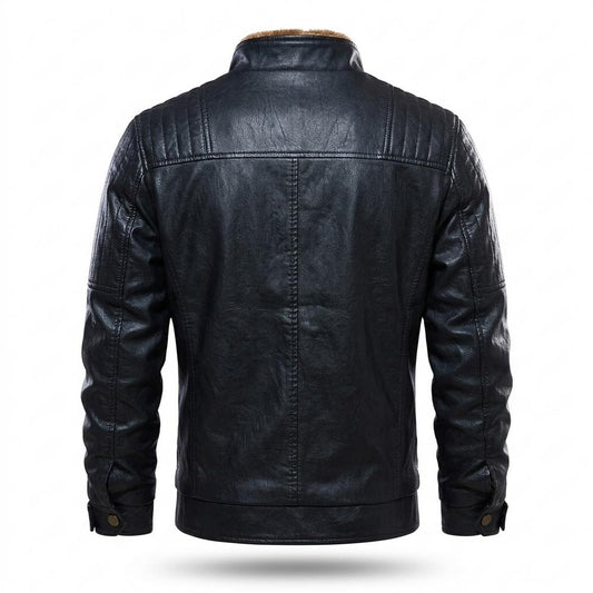 Gentleman Code - Nokar | Gesteppt Genarbt Lederjacke Herren