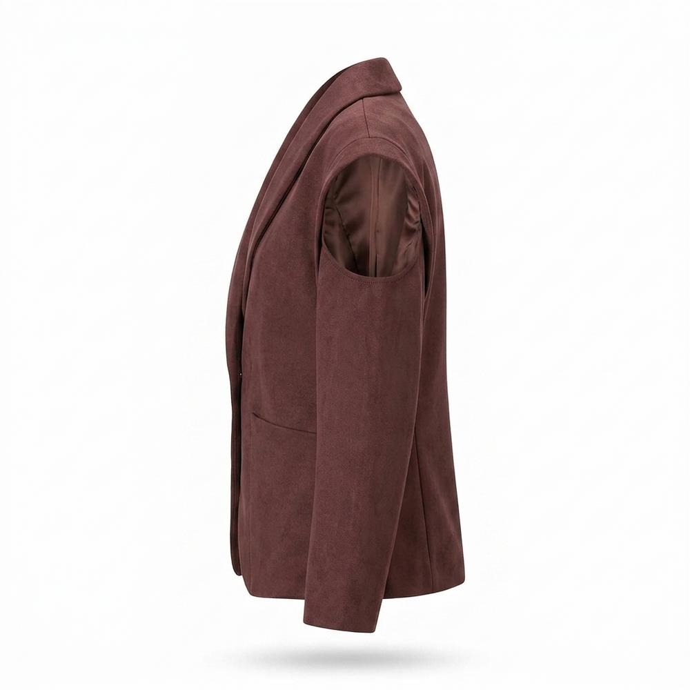Gentleman Code - Kufis | Tailliert Gefüttert Wildleder-Jacke Damen