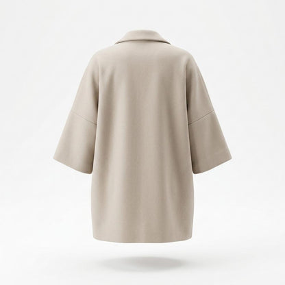 Gentleman Code - Zibed | Oversized Geknöpfter Mantel Damen