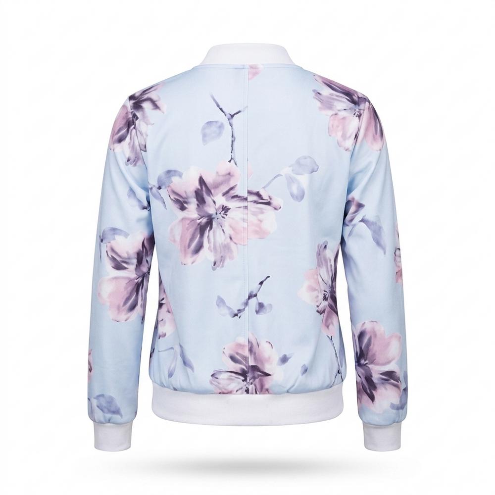 Gentleman Code - Cuwol | Geblümte Leichte Jacke Damen