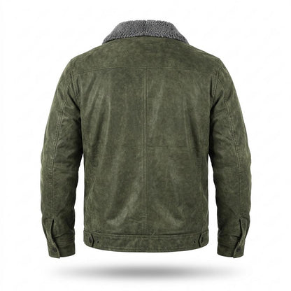 Gentleman Code - Duses | Gefütterte Veloursartige Wildleder-Jacke Herren