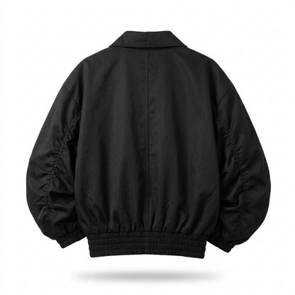 Gentleman Code - Nugas | Glänzende Locker Geschnittene Jacke Herren