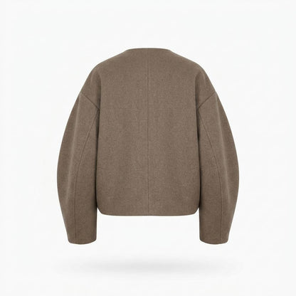 Gentleman Code - Zoler | Kragenlos Kurzgeschnitten Jacke Damen