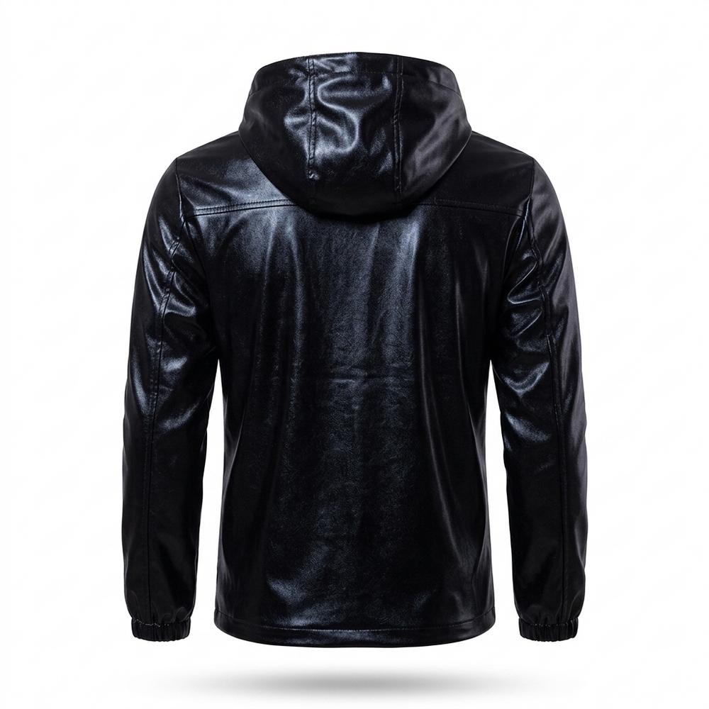 Gentleman Code - Eesas | Beschichtet Gefüttert Lederjacke Herren